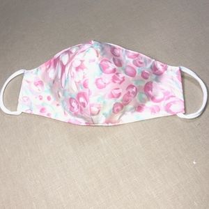 Pink Floral Mask (A.)